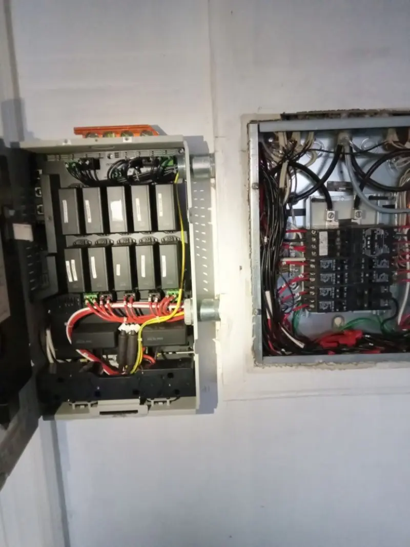 Electrical panel upgrade completed for Indoor Lighting Installation in Citrus Park